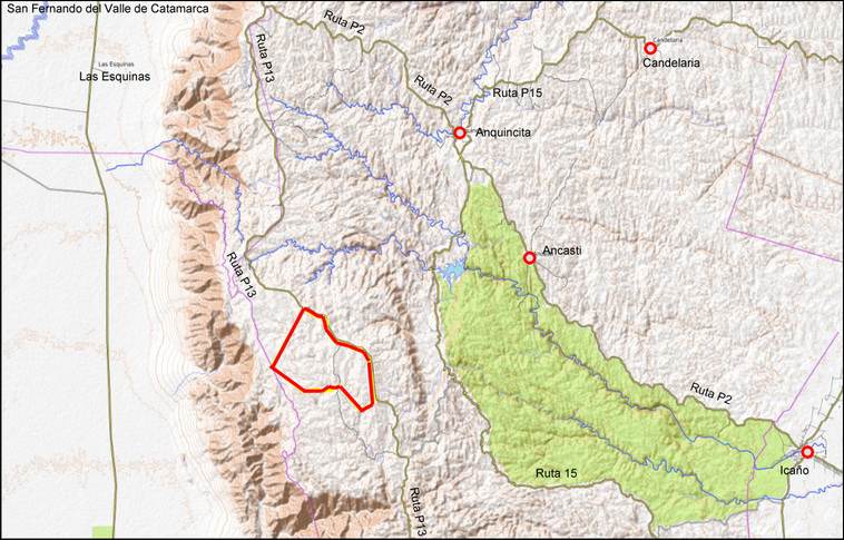 1699 ha. en Ancasti (Catamarca)