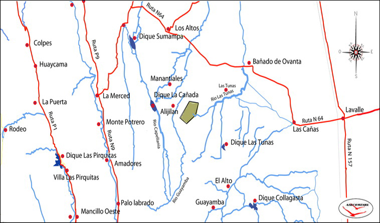 1000 ha. en ALIJILAN Depto Santa Rosa (Catamarca)